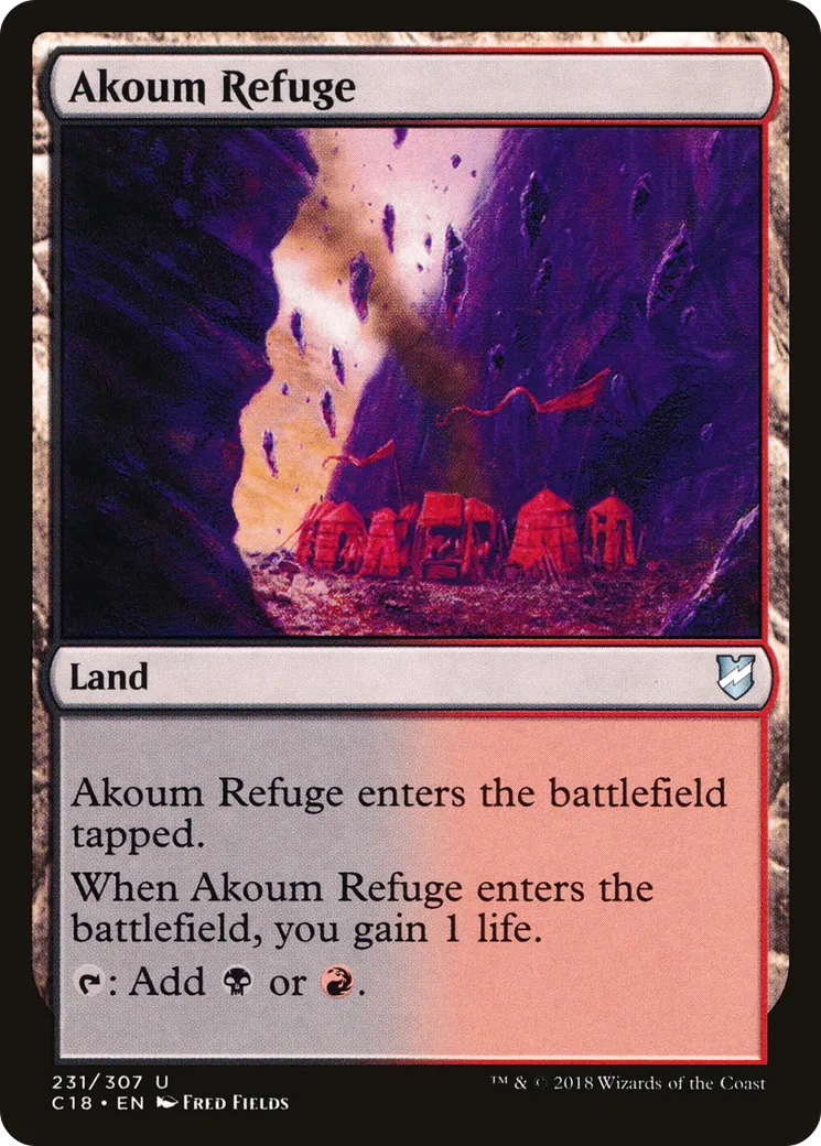 Akoum Refuge — Commander 2018 — Magic: The Gathering