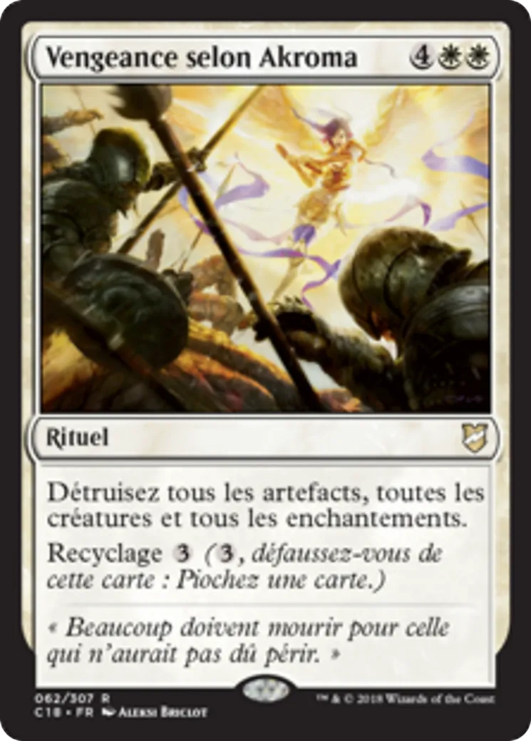Vengeance selon Akroma — Commander 2018 — Magic: The Gathering