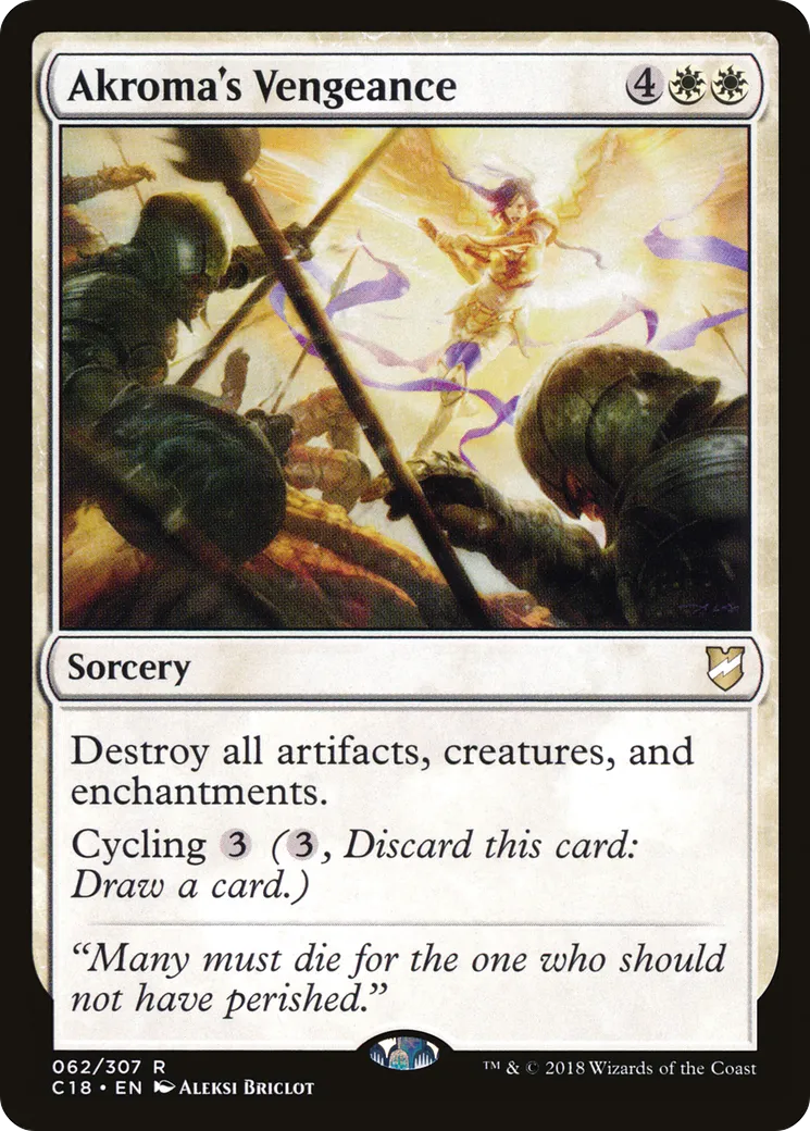 Akroma's Vengeance — Commander 2018 — Magic: The Gathering