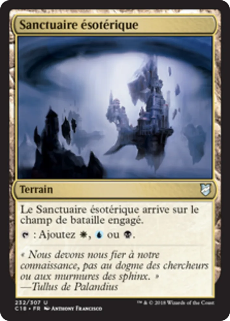 Sanctuaire ésotérique — Commander 2018 — Magic: The Gathering