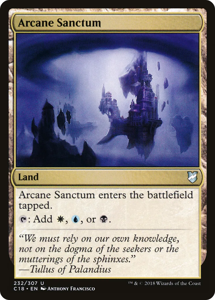 Arcane Sanctum — Commander 2018 — Magic: The Gathering