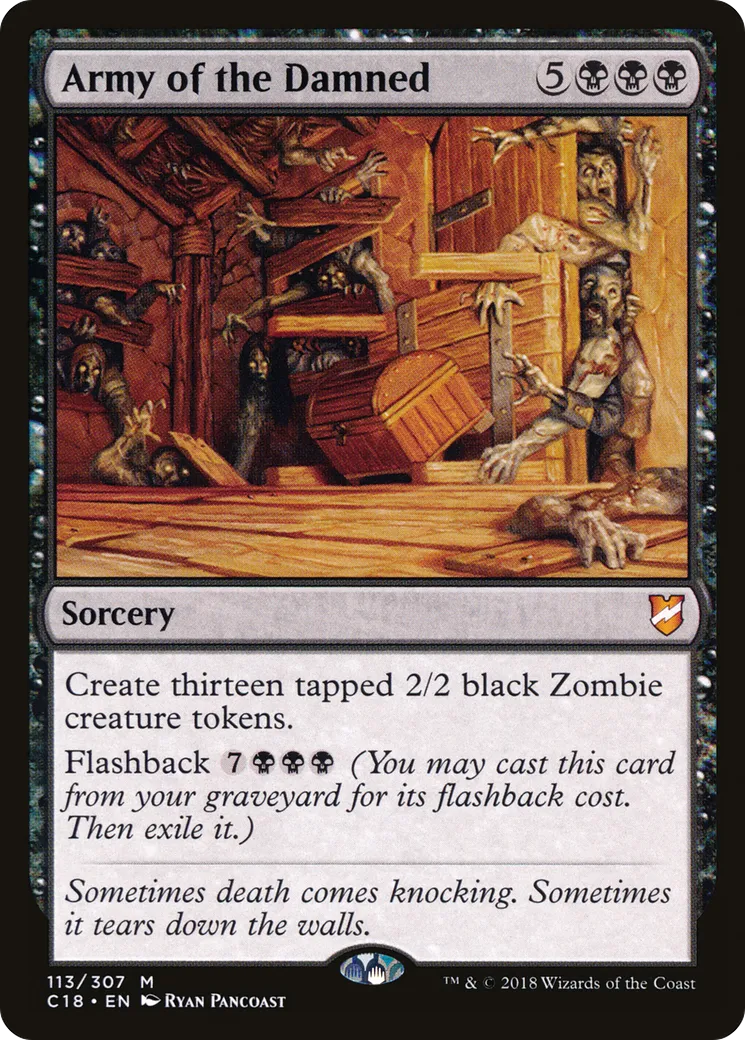 Army of the Damned — Commander 2018 — Magic: The Gathering