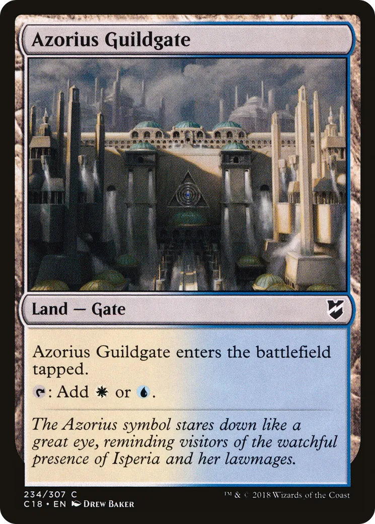 Porte de la guilde d'Azorius — Commander 2018 — Magic: The Gathering
