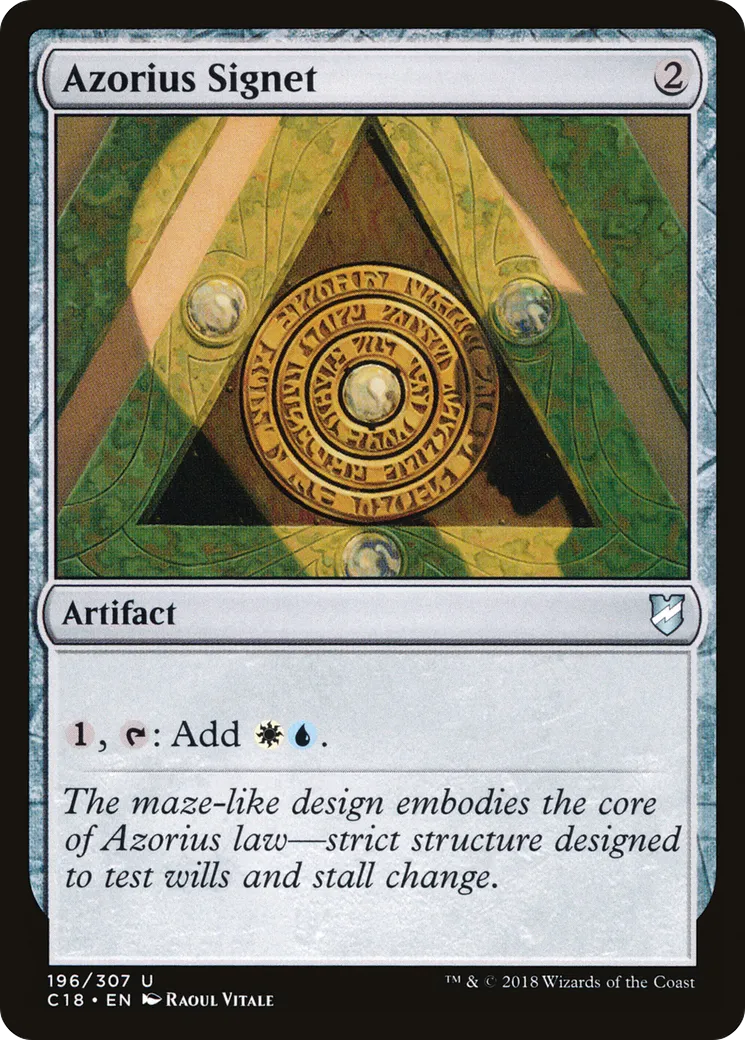 Azorius Signet — Commander 2018 — Magic: The Gathering