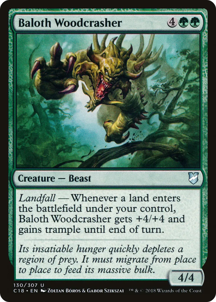 Baloth écrasebois — Commander 2018 — Magic: The Gathering