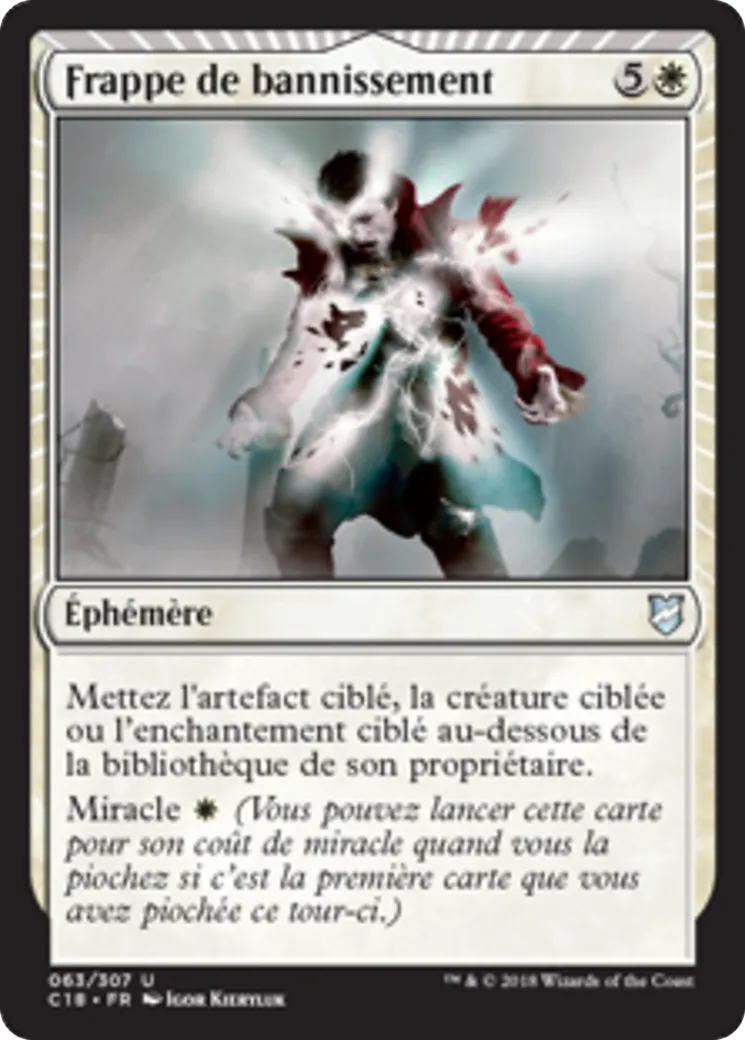Frappe de bannissement — Commander 2018 — Magic: The Gathering