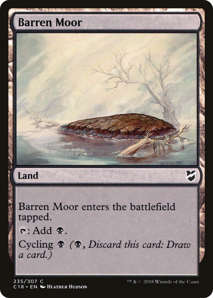 Barren Moor from Commander 2018 - Magic: The Gathering