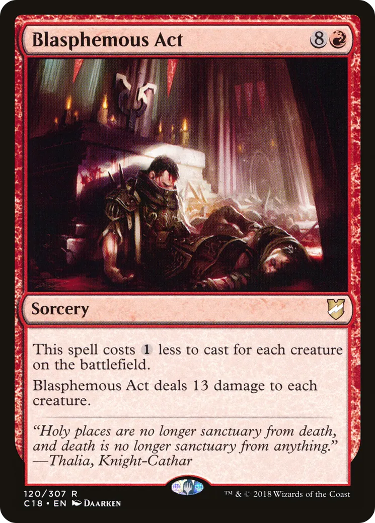 Blasphemous Act — Commander 2018 — Magic: The Gathering