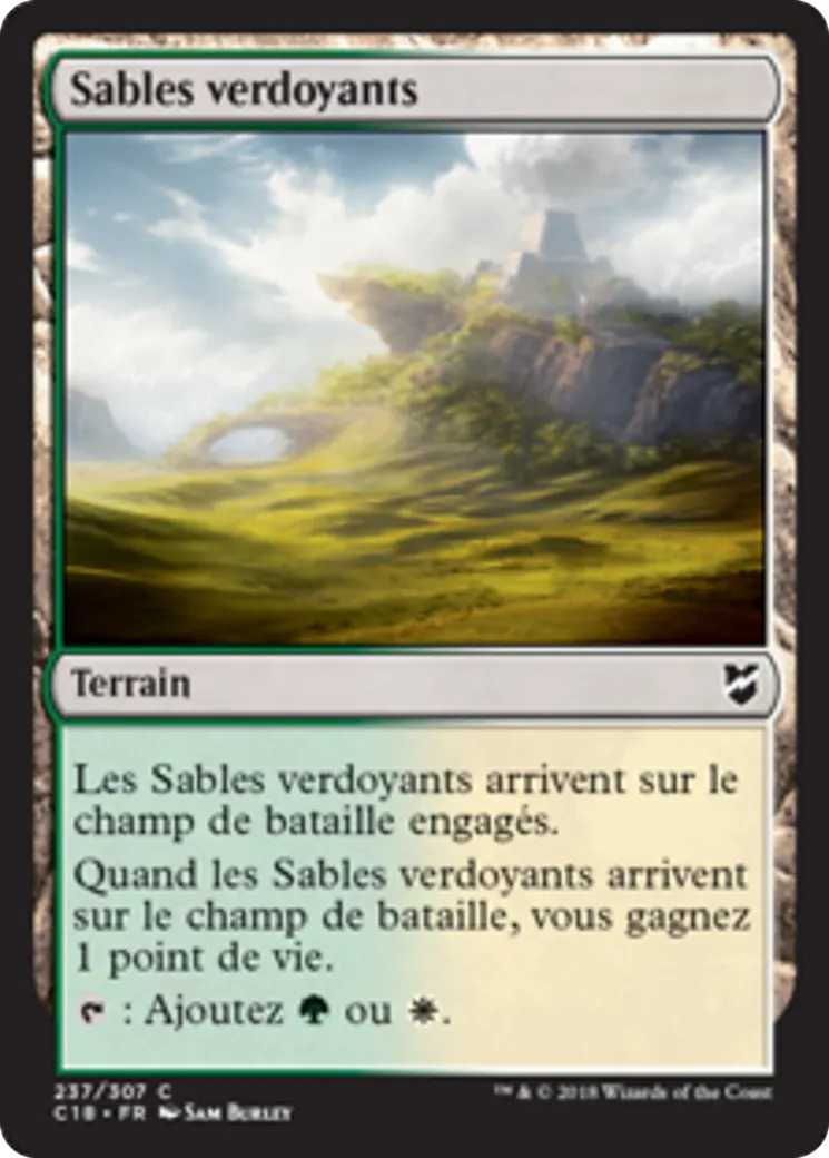 Sables verdoyants — Commander 2018 — Magic: The Gathering