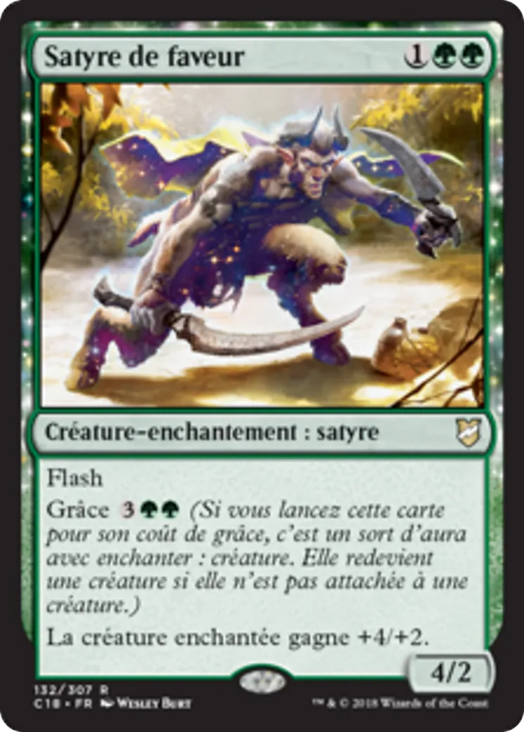 Satyre de faveur — Commander 2018 — Magic: The Gathering