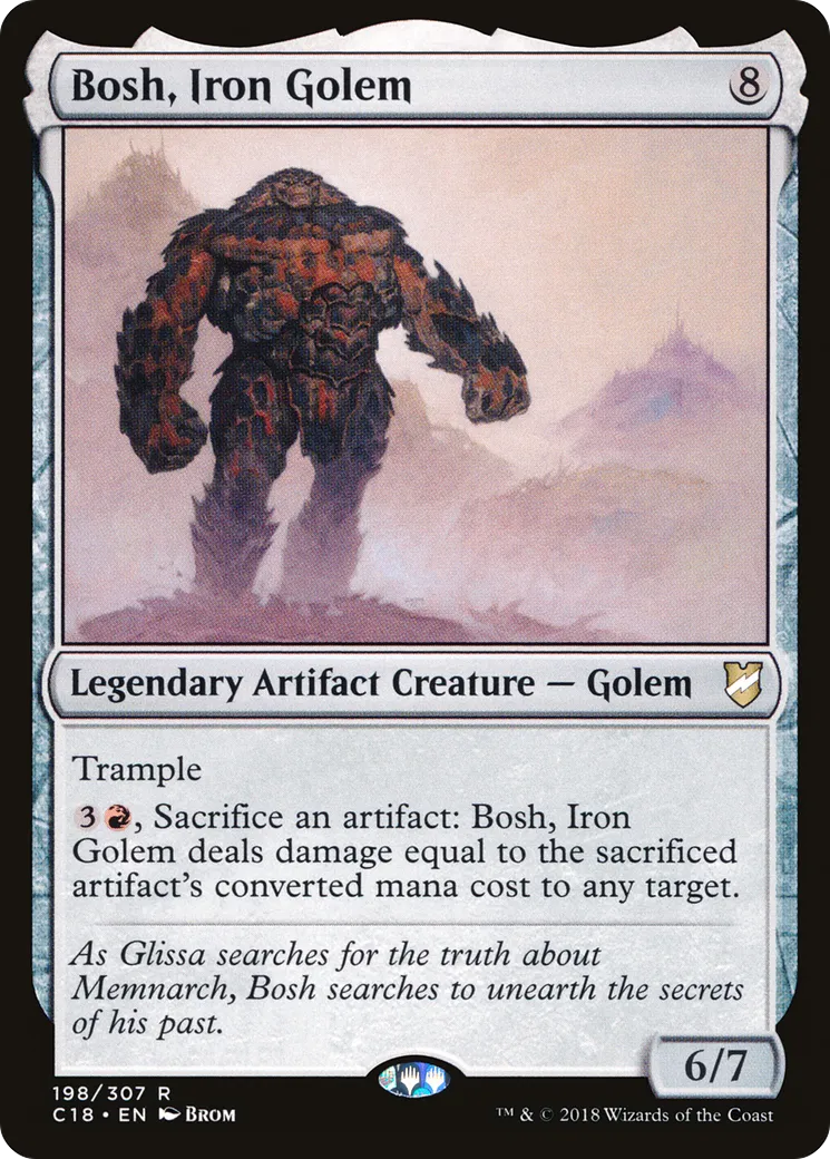 Bosh, Iron Golem — Commander 2018 — Magic: The Gathering