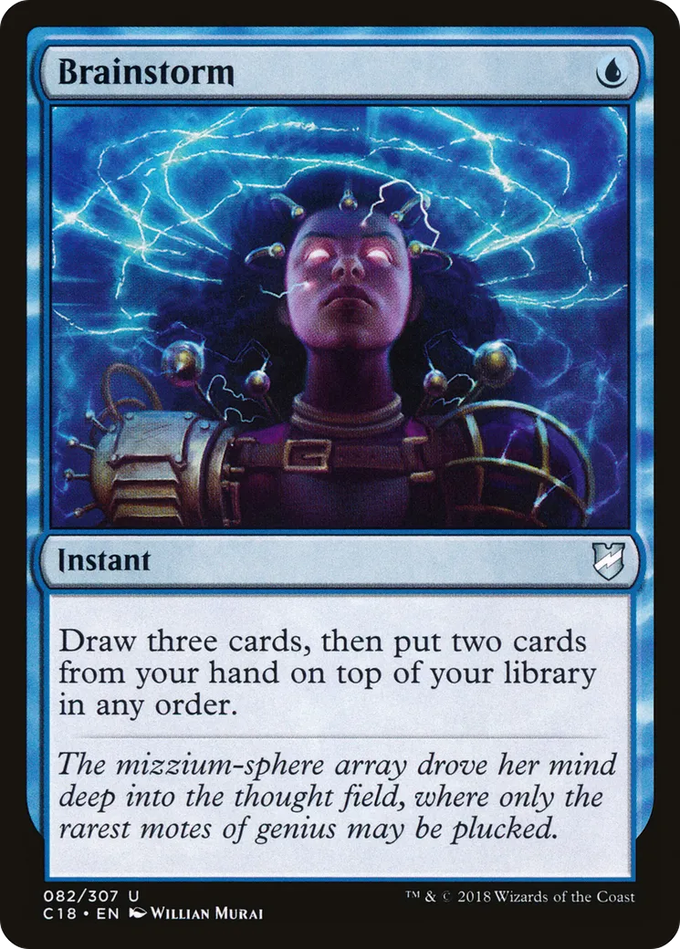 Brainstorm — Commander 2018 — Magic: The Gathering