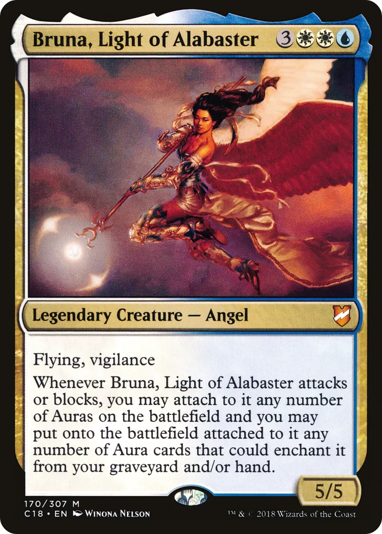 Bruna, Light of Alabaster — Commander 2018 — Magic: The Gathering