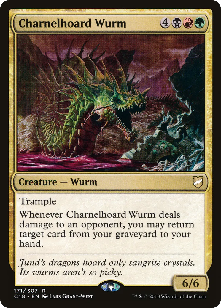 Charnelhoard Wurm from Commander 2018 - Magic: The Gathering