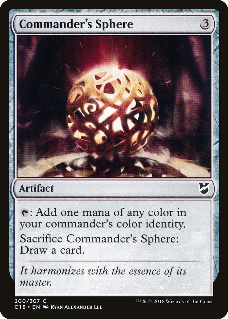Commander's Sphere — Commander 2018 — Magic: The Gathering