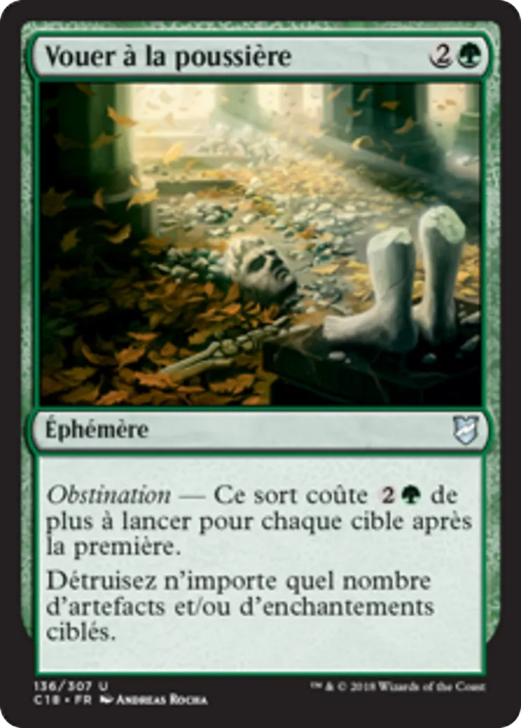 Vouer à la poussière — Commander 2018 — Magic: The Gathering