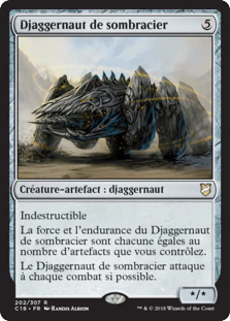 Djaggernaut de sombracier — Commander 2018 — Magic: The Gathering