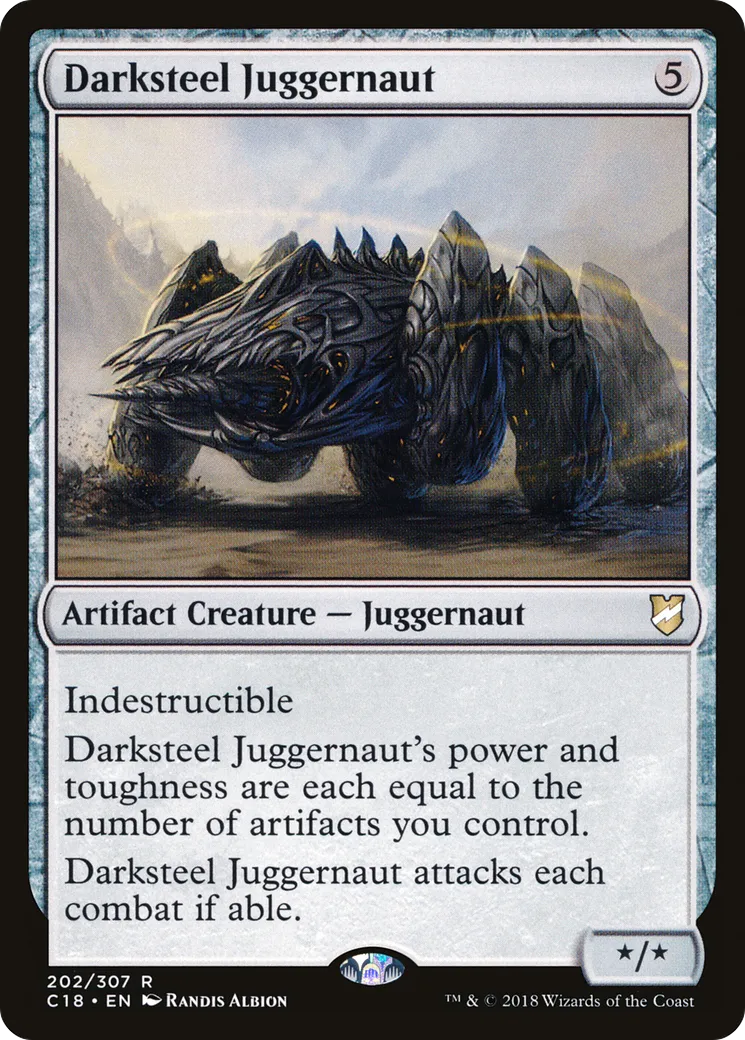 Darksteel Juggernaut — Commander 2018 — Magic: The Gathering