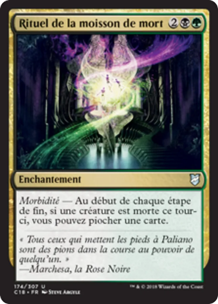 Rituel de la moisson de mort — Commander 2018 — Magic: The Gathering