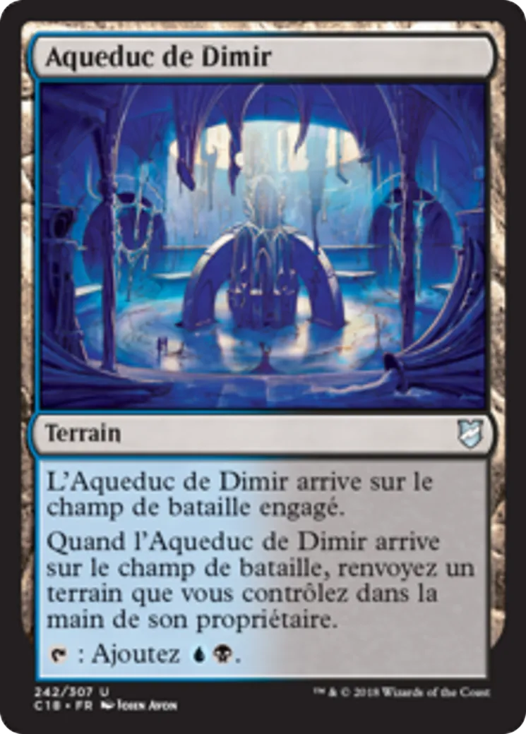 Aqueduc de Dimir — Commander 2018 — Magic: The Gathering