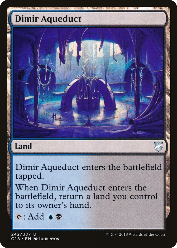 Dimir Aqueduct — Commander 2018 — Magic: The Gathering