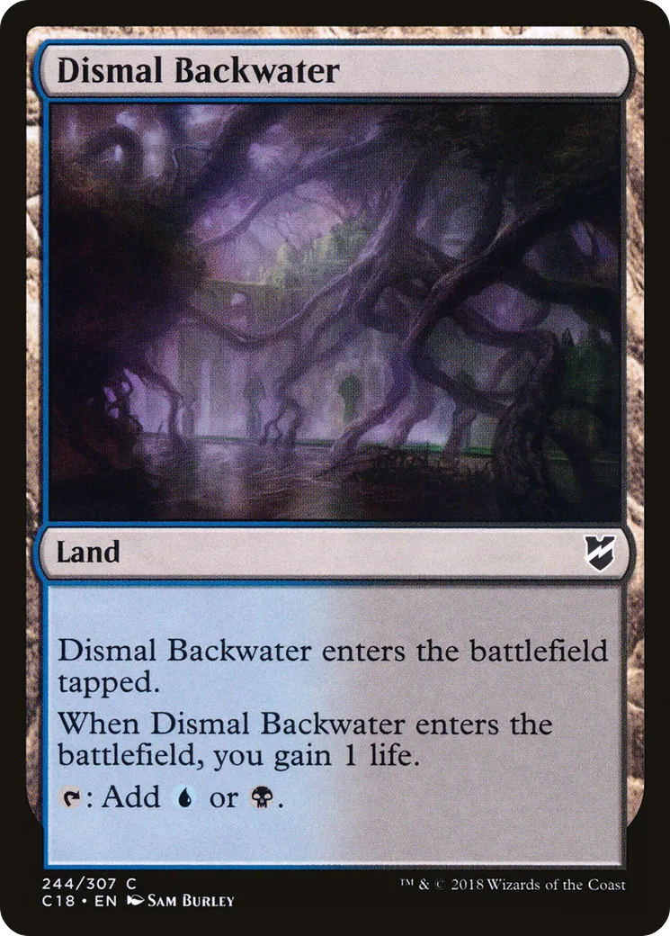 Dismal Backwater — Commander 2018 — Magic: The Gathering