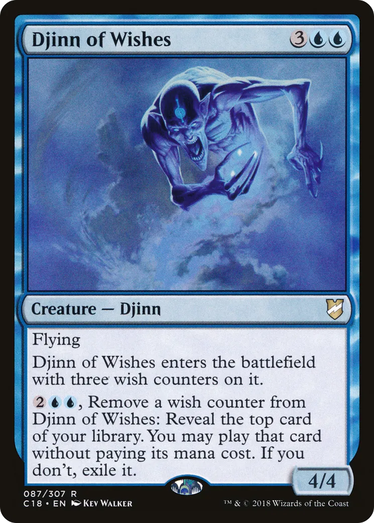 Djinn aux souhaits — Commander 2018 — Magic: The Gathering
