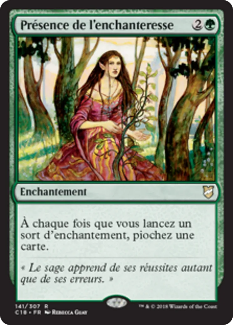 Présence de l'enchanteresse — Commander 2018 — Magic: The Gathering