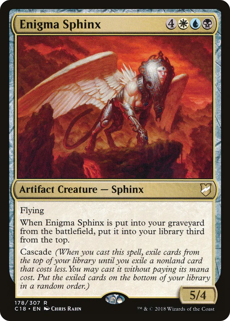 Enigma Sphinx — Commander 2018 — Magic: The Gathering