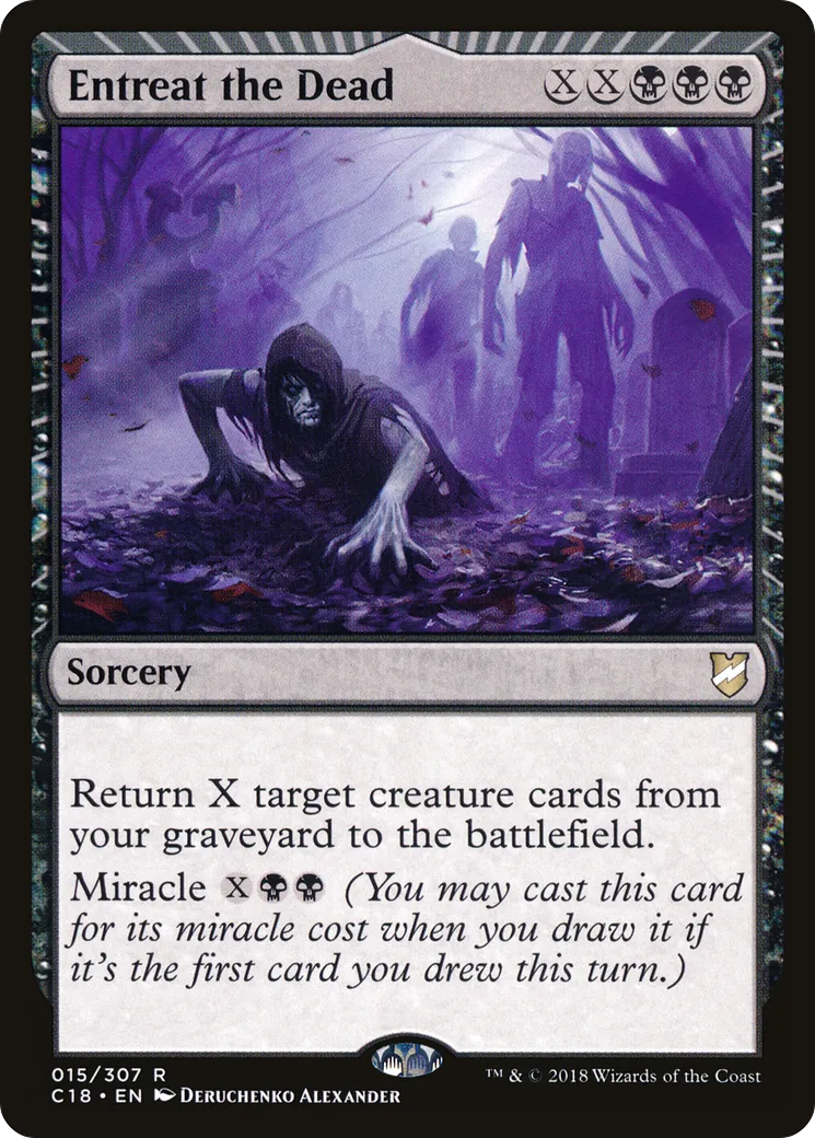 Entreat the Dead — Commander 2018 — Magic: The Gathering