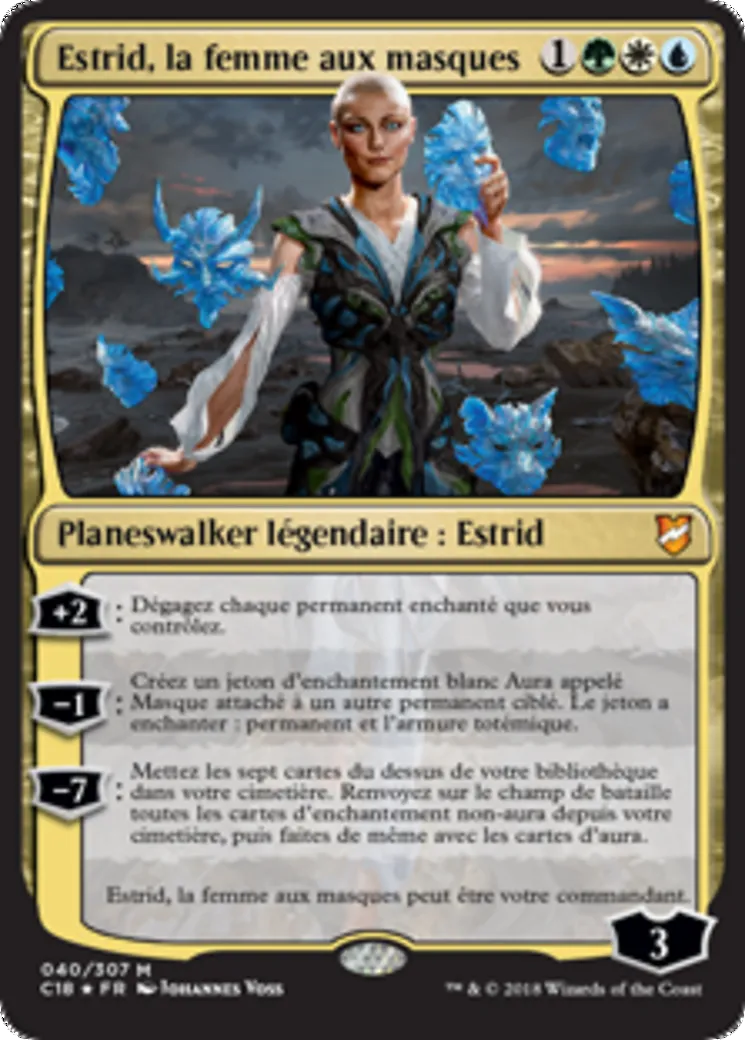 Estrid, la femme aux masques — Commander 2018 — Magic: The Gathering