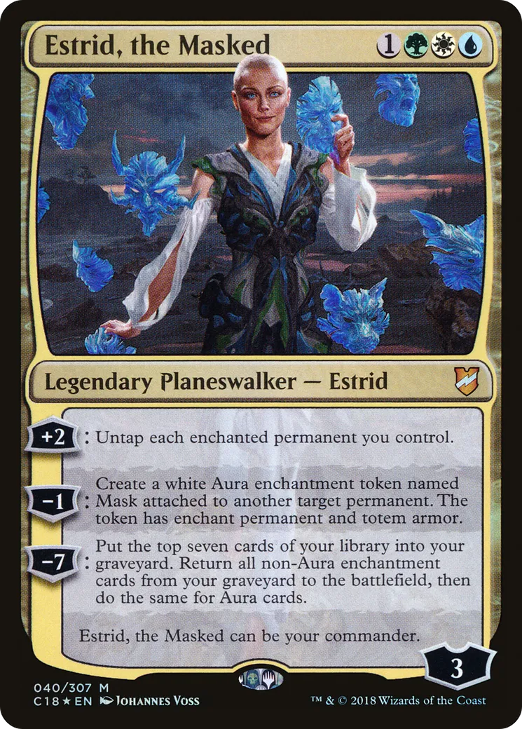 Estrid, the Masked — Commander 2018 — Magic: The Gathering