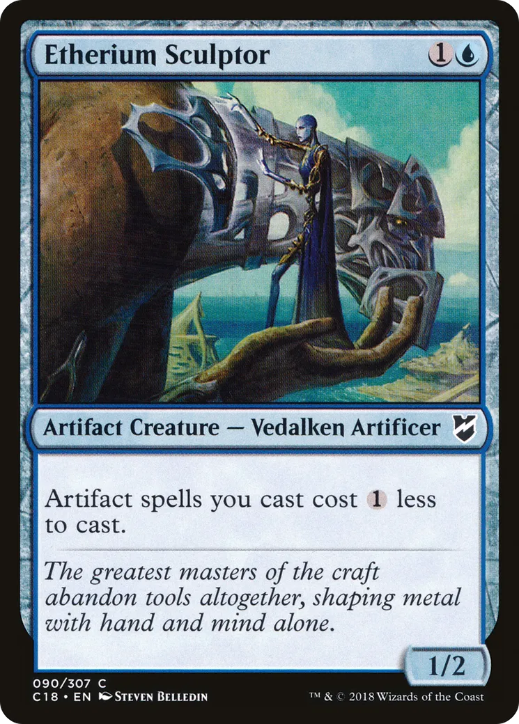 Etherium Sculptor — Commander 2018 — Magic: The Gathering