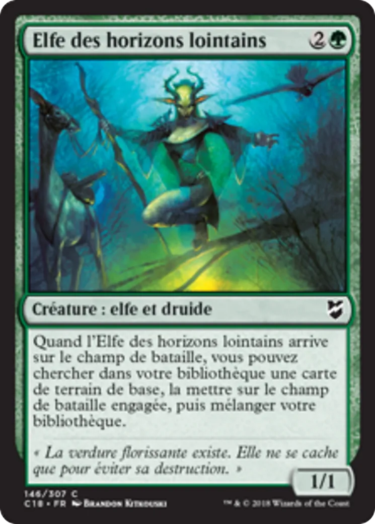 Elfe des horizons lointains — Commander 2018 — Magic: The Gathering