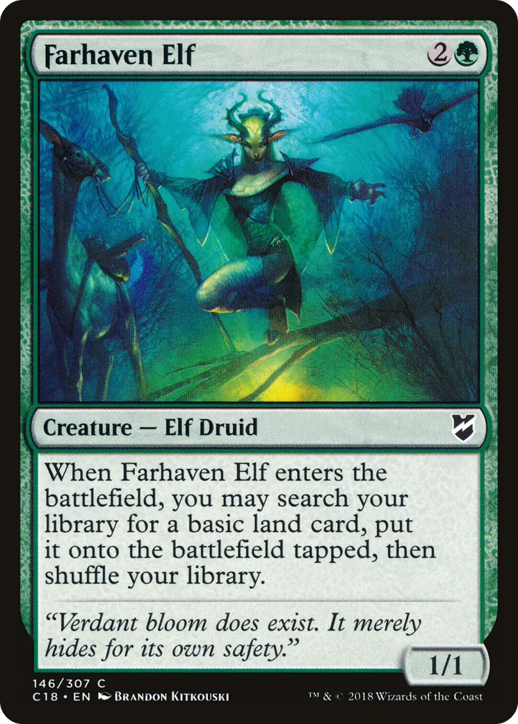 Elfe des horizons lointains — Commander 2018 — Magic: The Gathering