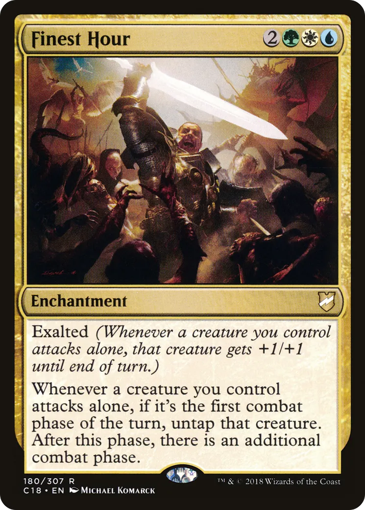 Finest Hour — Commander 2018 — Magic: The Gathering