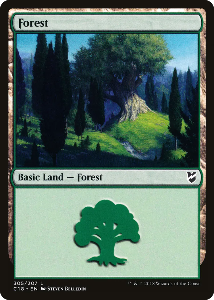 Forêt — Commander 2018 — Magic: The Gathering
