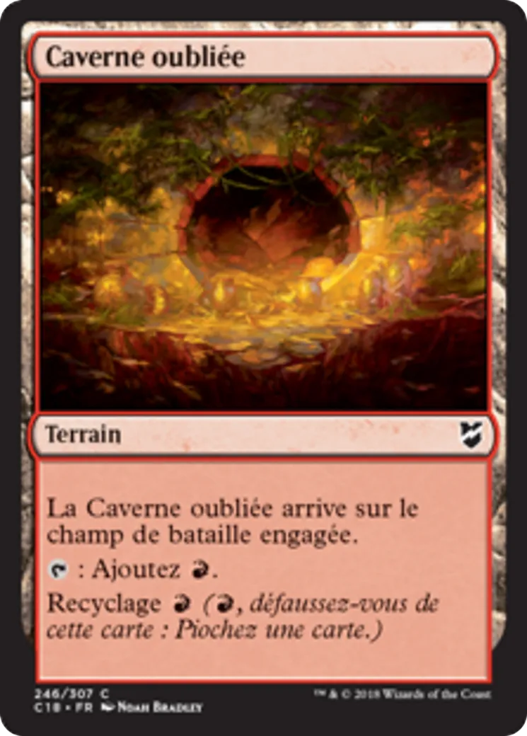 Caverne oubliée — Commander 2018 — Magic: The Gathering