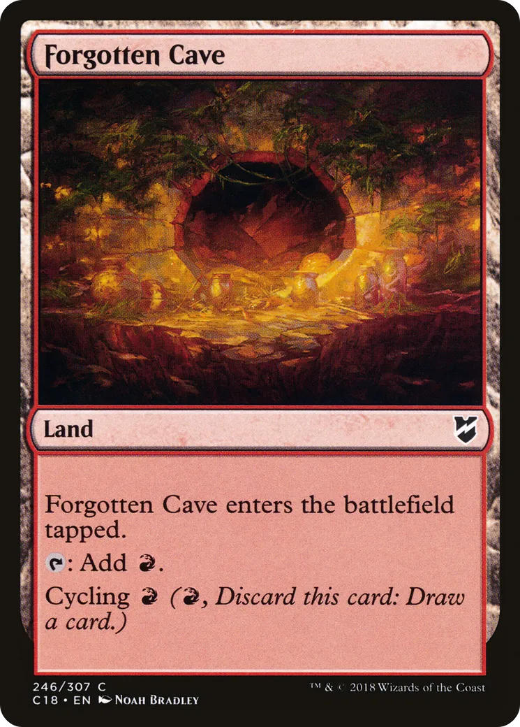 Caverne oubliée — Commander 2018 — Magic: The Gathering