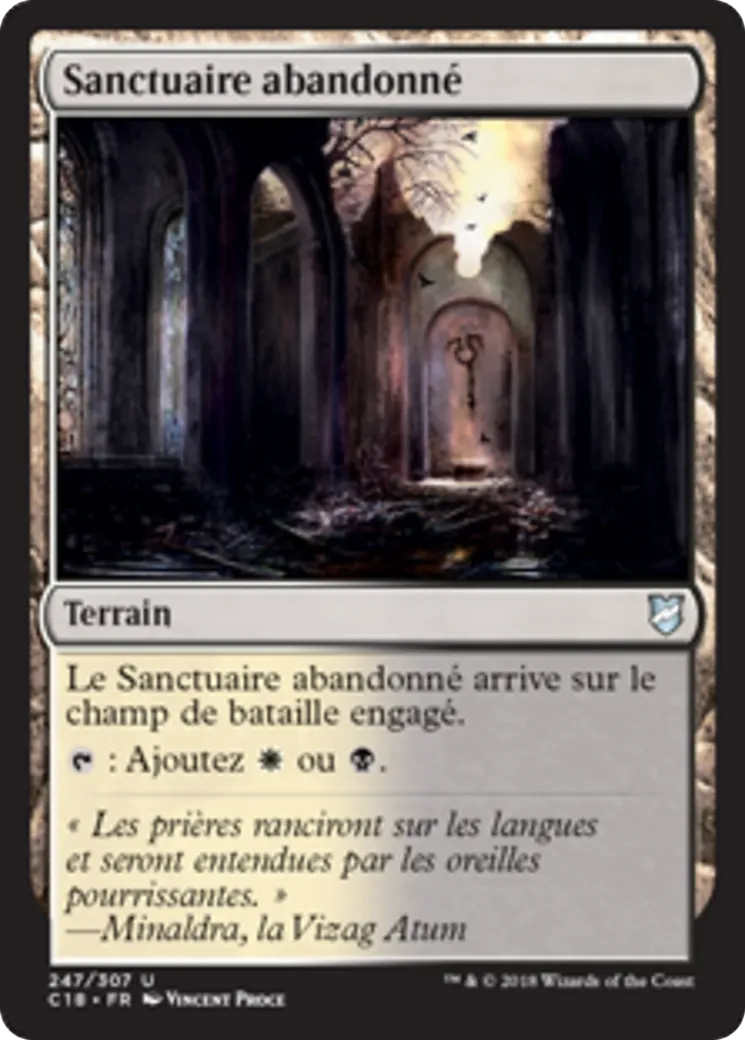 Sanctuaire abandonné — Commander 2018 — Magic: The Gathering