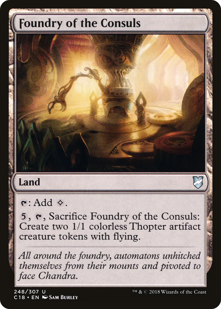 Foundry of the Consuls — Commander 2018 — Magic: The Gathering