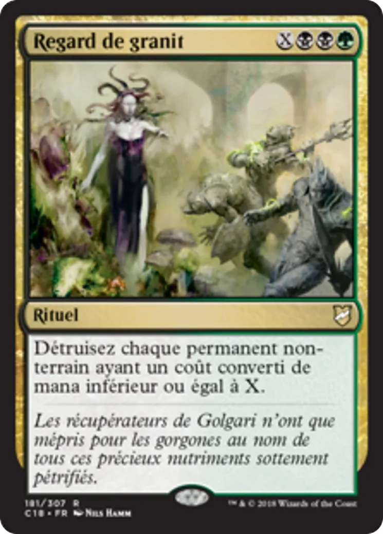 Regard de granit — Commander 2018 — Magic: The Gathering