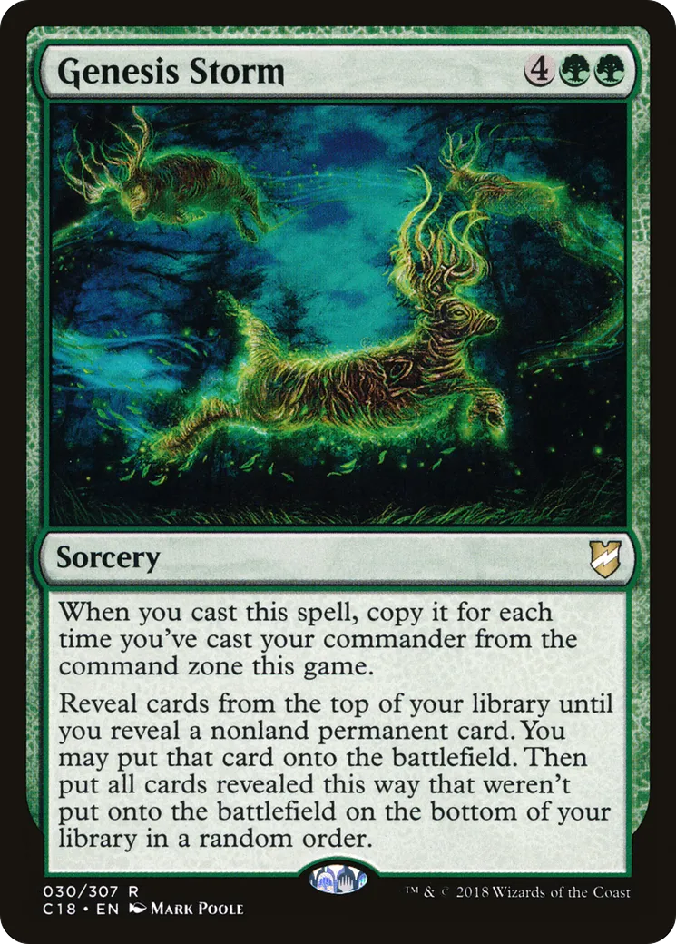 Genesis Storm — Commander 2018 — Magic: The Gathering