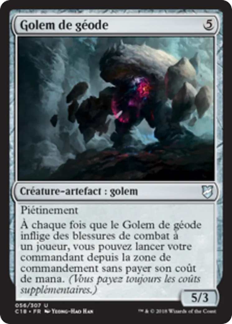 Golem de géode — Commander 2018 — Magic: The Gathering