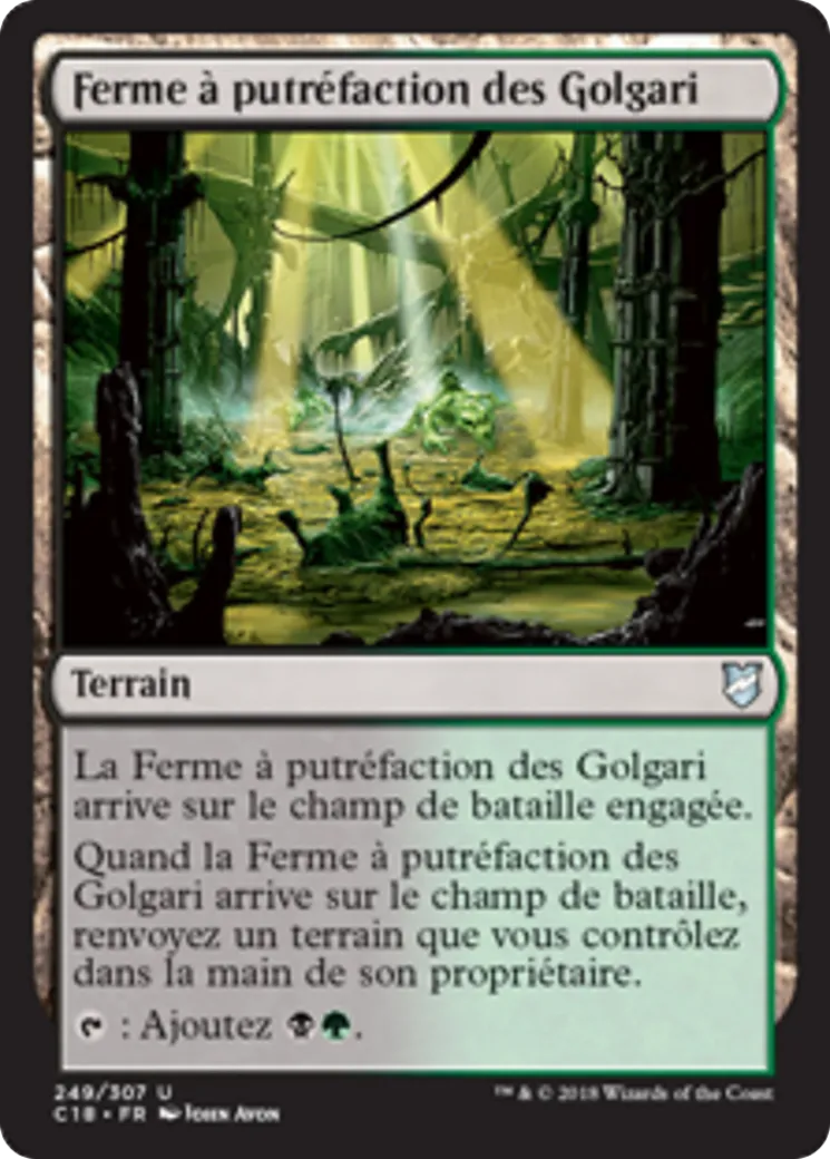 Ferme à putréfaction des Golgari — Commander 2018 — Magic: The Gathering