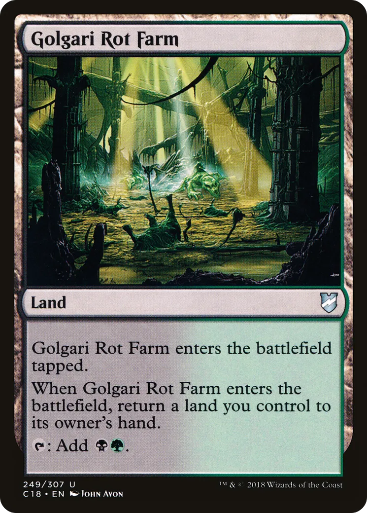 Golgari Rot Farm — Commander 2018 — Magic: The Gathering