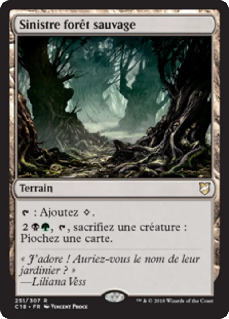 Sinistre forêt sauvage — Commander 2018 — Magic: The Gathering