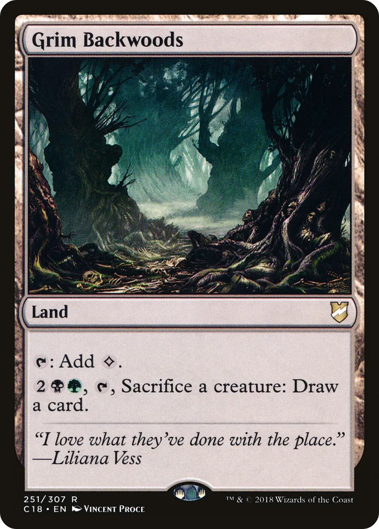 Grim Backwoods — Commander 2018 — Magic: The Gathering