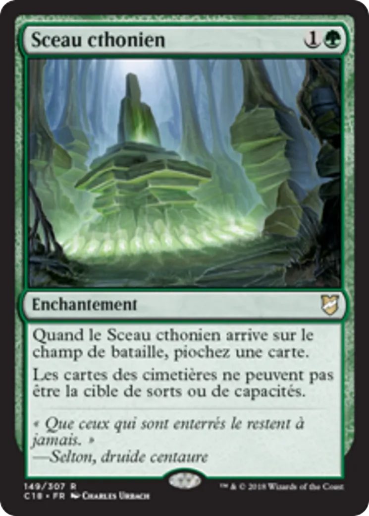 Sceau cthonien — Commander 2018 — Magic: The Gathering