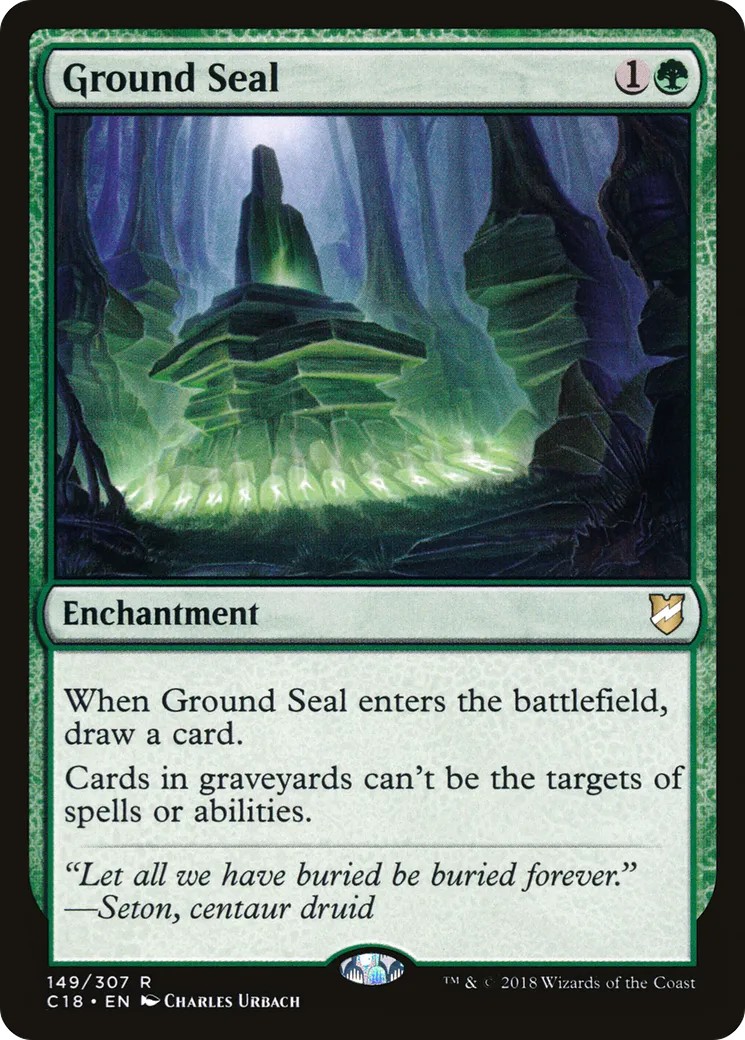Sceau cthonien — Commander 2018 — Magic: The Gathering